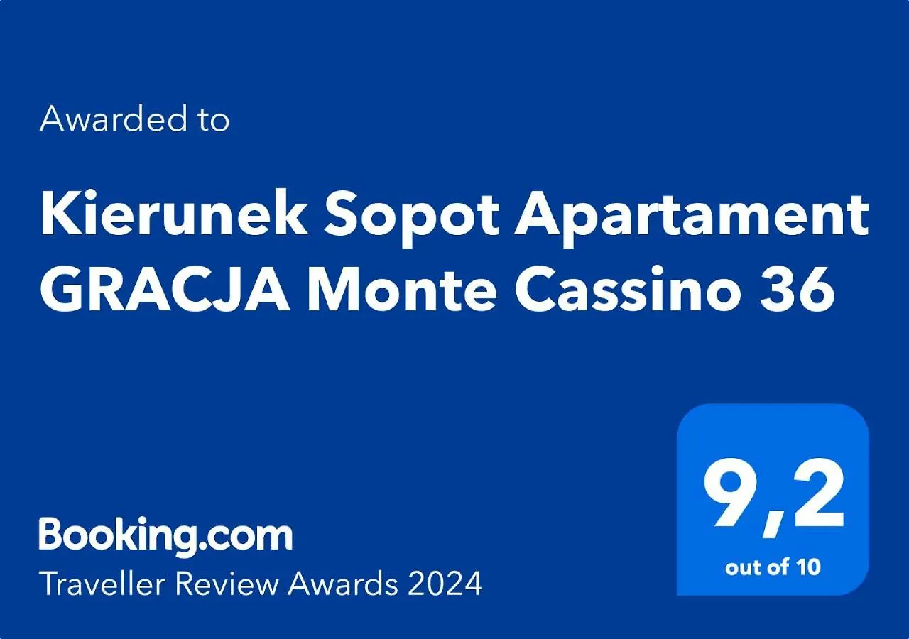 Kierunek Sopot Apartament Gracja Monte Cassino 36